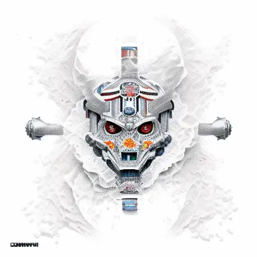 man and a cross tattoo design idea