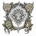 milk tattoo design idea