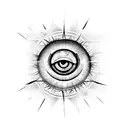 Evil Eye tattoo design idea