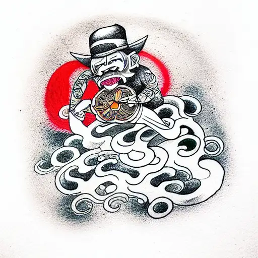 Leprechaun tattoo design idea