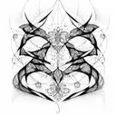 Master and Margarita tattoo design idea