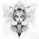 Master and Margarita tattoo design idea