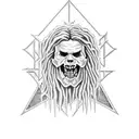 Incorporate Dimebag Darrell's guitar into a Slayer-inspired design tattoo design idea