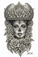 mexican theme  tattoo design idea