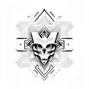 Cyber Sigilism tattoo design idea