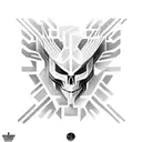 Cyber Sigilism tattoo design idea