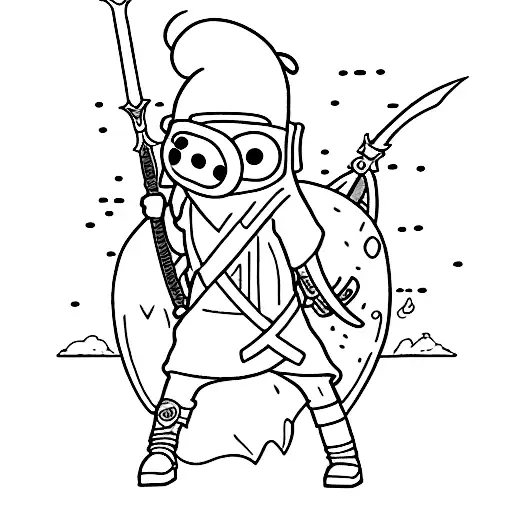 finn's sword from adventure time, black and white with areas filled in with black tattoo design idea