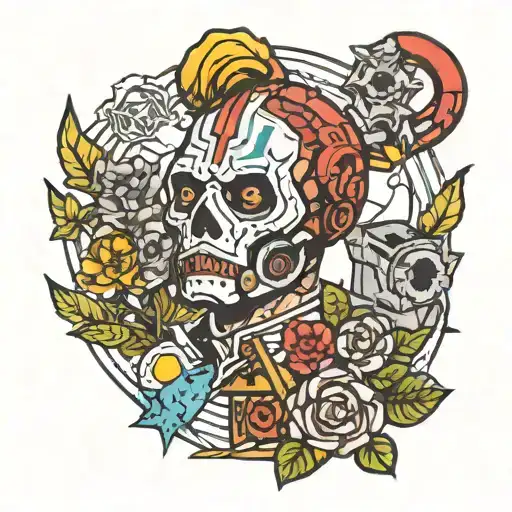 Borderlands inspired tattoo design idea