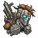 Borderlands tattoo design idea