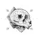 Bear skull tattoo design idea