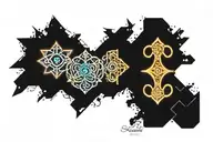 infinity symbol incorporated with name written family crest matching tatoos bright colors  tattoo design idea