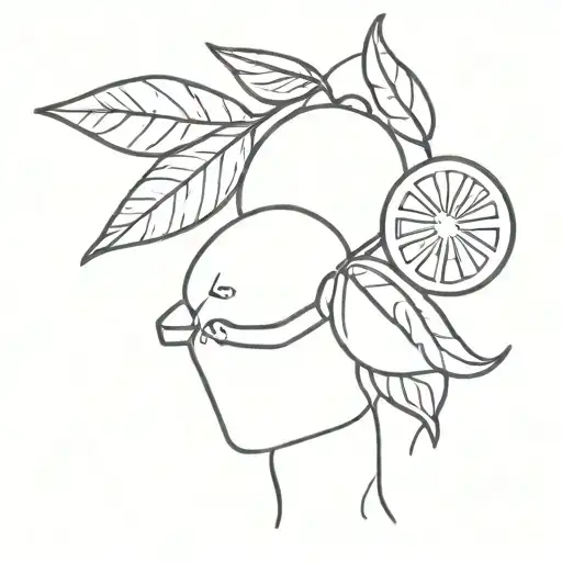 yesterday I woke up sucking a lemon tattoo design idea