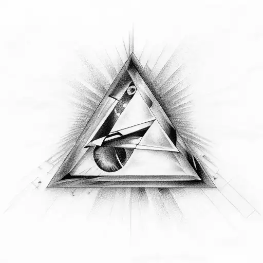 Pink Floyd prism  tattoo design idea