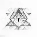 Pink Floyd prism  tattoo design idea