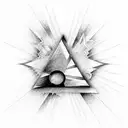 Pink Floyd prism  tattoo design idea