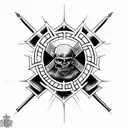 heil german infantry tattoo design idea