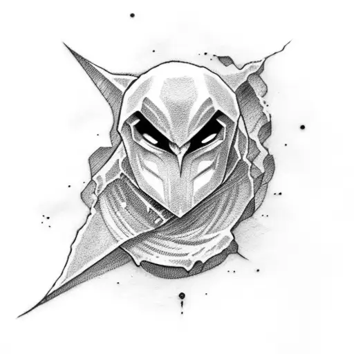 Moon Knight  tattoo design idea