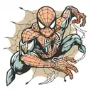 spiderman meme tattoo design idea