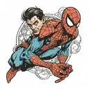 spiderman meme tattoo design idea
