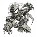 spiderman meme tattoo design idea