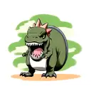 dinosaur tattoo design idea