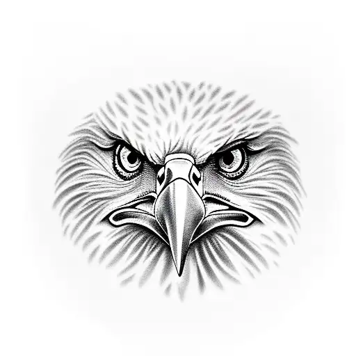 Eagle Head Tattoo Stock Illustration - Download Image Now - Animal, Animal  Body Part, Animal Eye - iStock