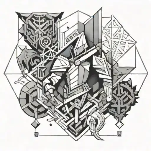 dota heroes tattoo design idea