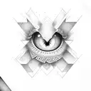 daddy's eyes  tattoo design idea