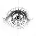 daddy's eyes  tattoo design idea