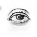 daddy's eyes  tattoo design idea