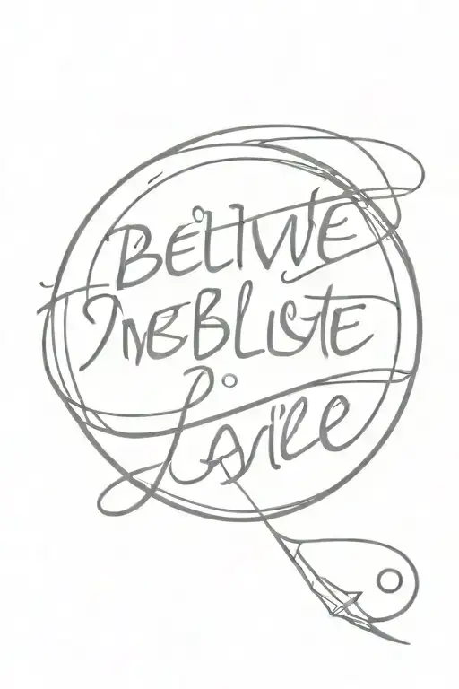 I believe in the probable good and I believe in the inevitability of evil tattoo design idea