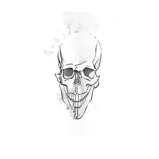 a skull and crossbones tattoo design idea