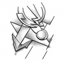 the flash cooking  tattoo design idea