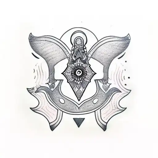 Hamsa Symbol tattoo design idea