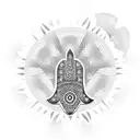 Hamsa Symbol tattoo design idea