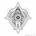 Hamsa Symbol tattoo design idea