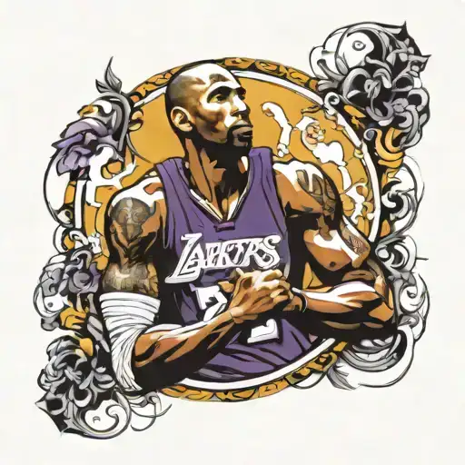 Kobe Bryant tattoo design idea