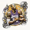 Kobe Bryant tattoo design idea
