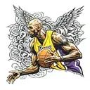 Kobe Bryant tattoo design idea