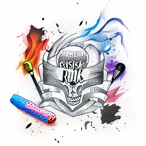 risk and reward tattoo design idea
