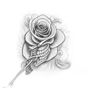 train tattoo design idea