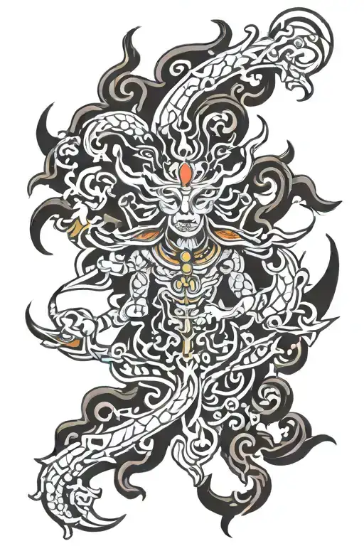 vajra tattoo design idea