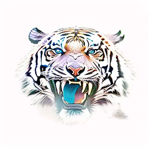 Laos with tiger tattoo design idea