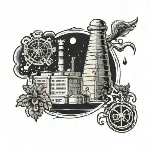 The Chernobyl Nuclear Power Plant  tattoo design idea