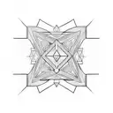 Diamond tattoo design idea