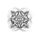 elder futhark tattoo design idea