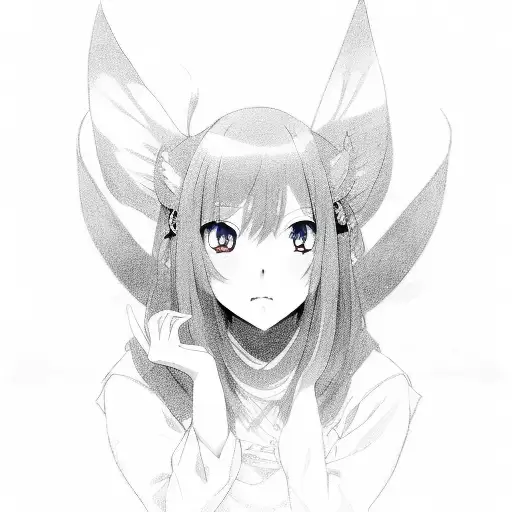 tosaka rin, fate, cute face, girl, smile, color tattoo design idea