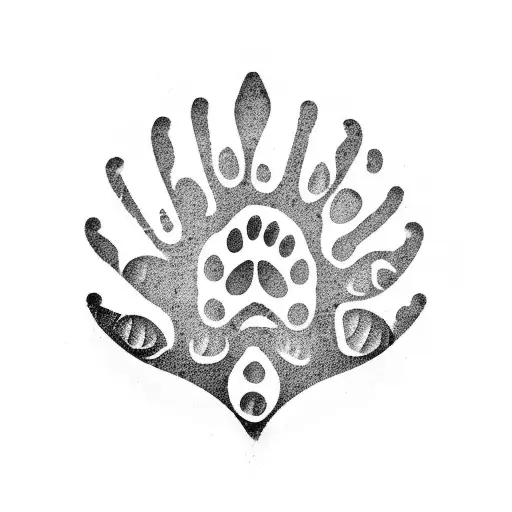 Paw Print tattoo design idea