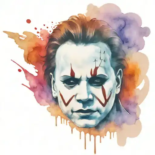 michael myers tattoo design idea