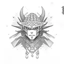 Shaman King Amidamaru tattoo design idea